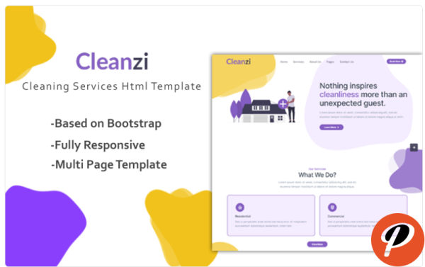 Cleanzi Cleaning Service Html Website Template