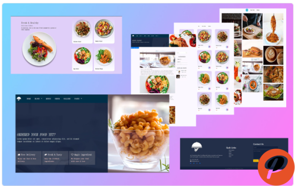 Restaurant and Catering Clean Bootstrap HTML Website Template
