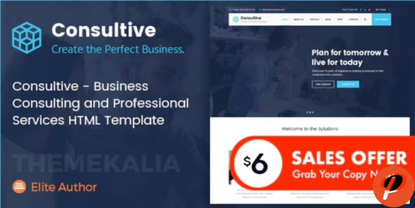 Consultive Business Consulting and Professional Services HTML Template