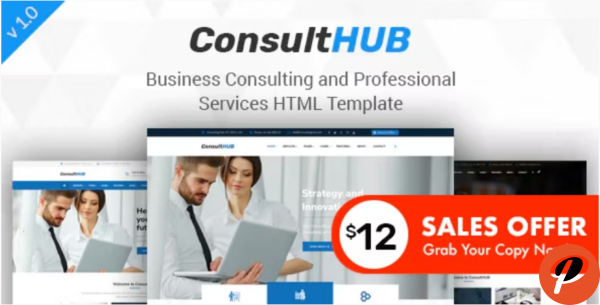 Consult HUB Business Consulting and Professional Services HTML Template