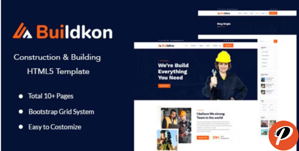 Buildkon Construction Building HTML5 Template