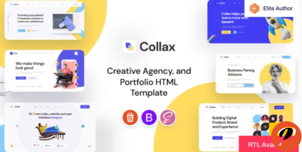 Collax Creative Agency And Portfolio HTML5 Template