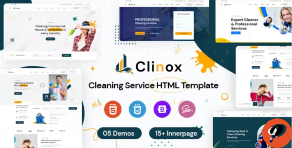 Clinox Cleaning Services HTML Template