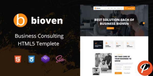 Bioven Business Consulting HTML5 Template