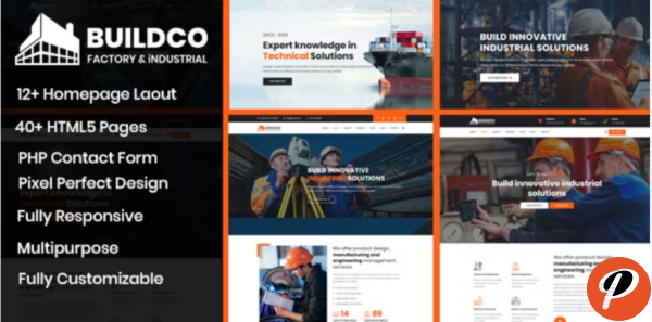 Buildco Factory Industrial Construction Template