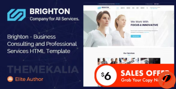 Brighton Business Consulting and Professional Services HTML Template