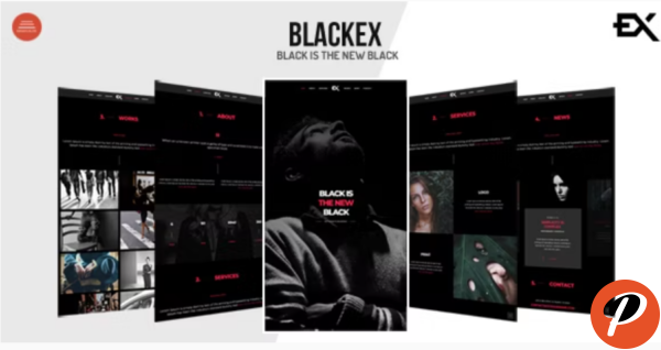 Blackex Photography Portfolio Template