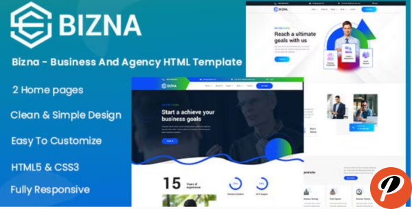 Bizna Business And Agency HTML Template