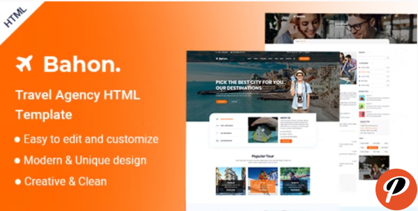 Bahon Travel Agency HTML5 Template