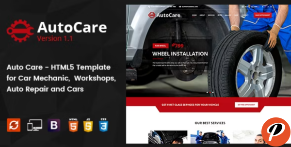 Auto Care Car Mechanic HTML5 Template