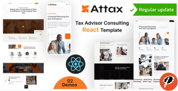 Attax Business Consulting React Next Js Template