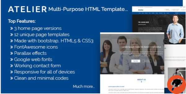 Atelier Multipurpose HTML Template