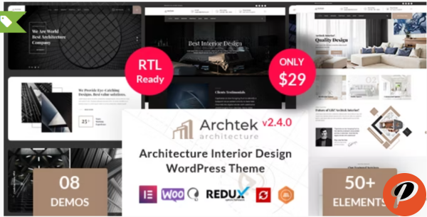 Archtek Architecture Interior Design WordPress Theme