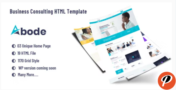 ABODE Consulting Finance Business HTML5 Bootstrap 4 Template