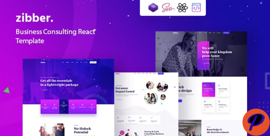 Zibber Consulting Business React Template 2