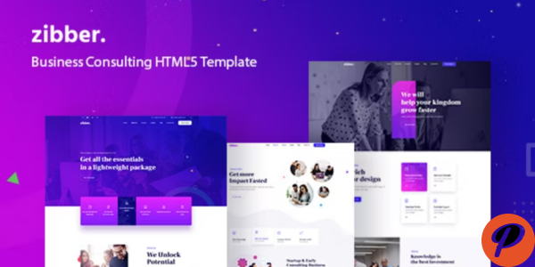 Zibber Business Consulting HTML5 Template