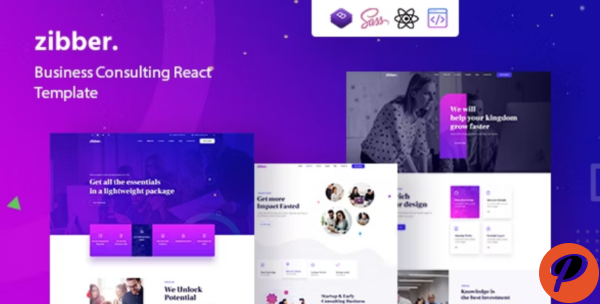 Zibber Consulting Business React Template 1