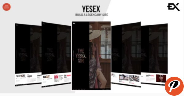 Yesex Creative One Page Portfolio Template