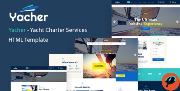 Yacher Yacht Charter Services HTML Template