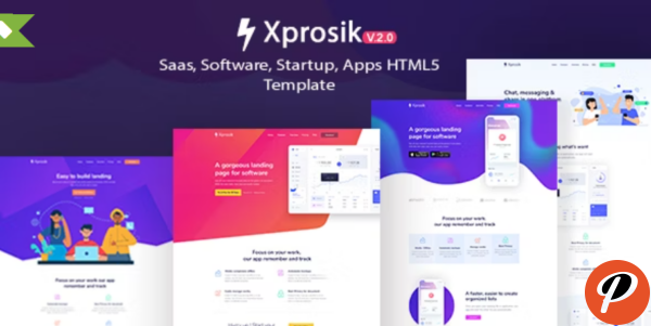 Xprosik %E2%80%93 Saas Software App Landing Page Template