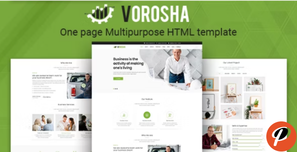 Vorosha OnePage Multipurpose HTML Template