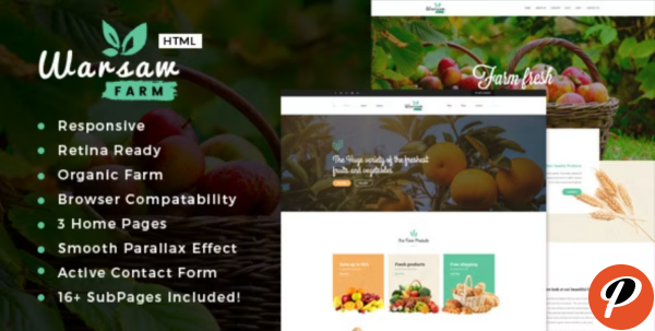Warsaw Organic Food Agriculture Farm Template