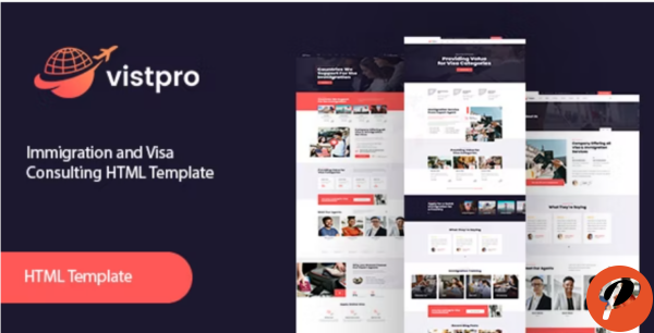 Vistpro immigration and Visa Consulting HTML Template