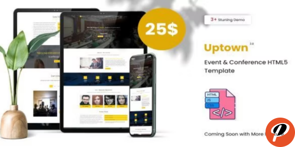 Uptown Event Conference Responsive HTML5 Template