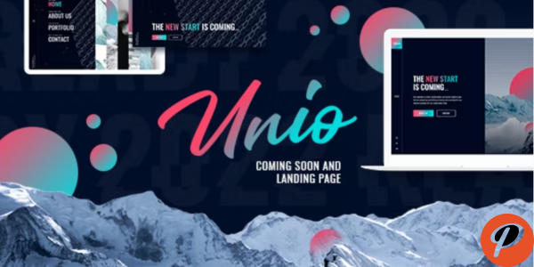 Unio Coming Soon Landing Page Template