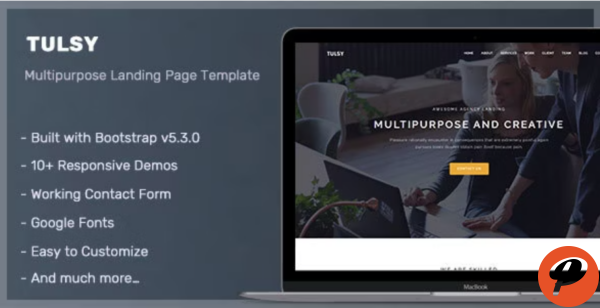 Tulsy Multipurpose Landing Page Template