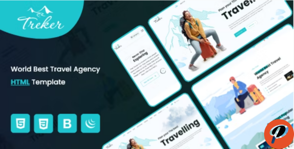 Treker Tours and Travels Agency HTML Template