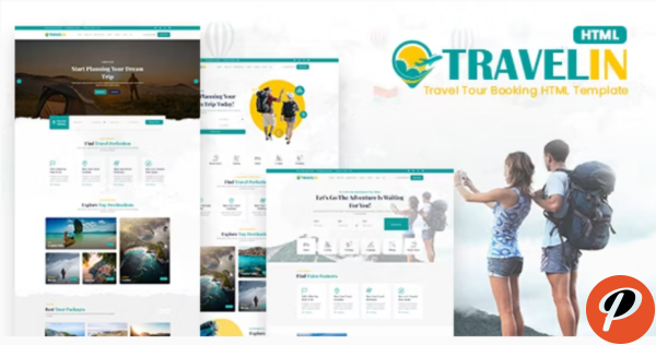 Travelin Travel Tour Booking HTML Templates 1