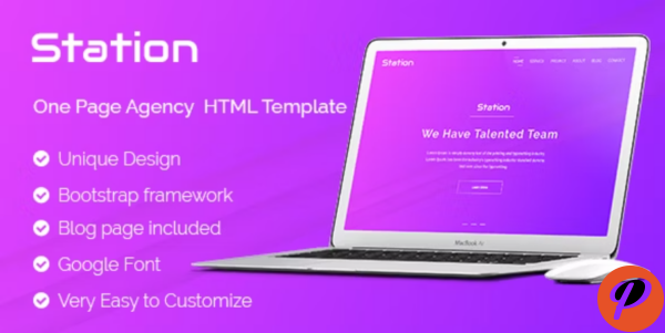 Station Agency HTML Template