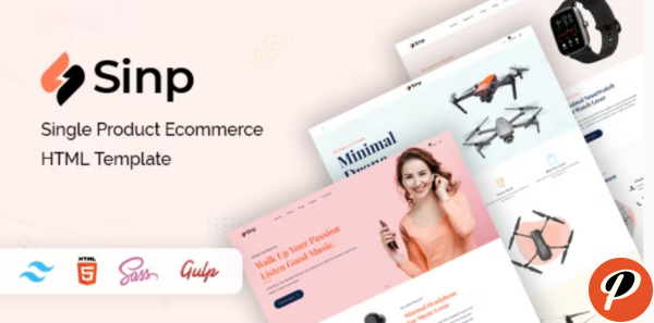 Sinp Single Product Ecommerce HTML Template