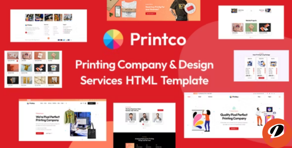 Printco Printing Company Services HTML Template