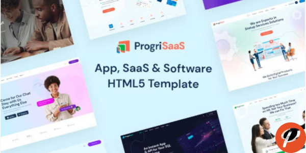 ProgriSaaS Creative Landing Page HTML5 Templates