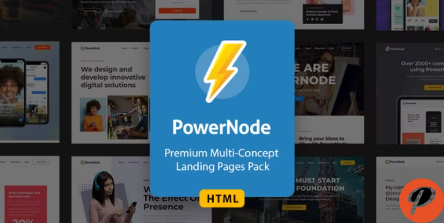 PowerNode Multi Concept Landing Pages HTML Template