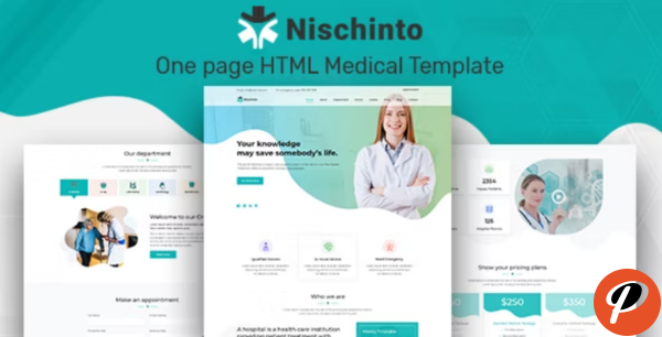 Nischinto Medical Landing Page HTML Template