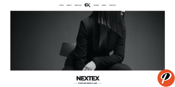 Nextex One Page Photography WordPress Theme