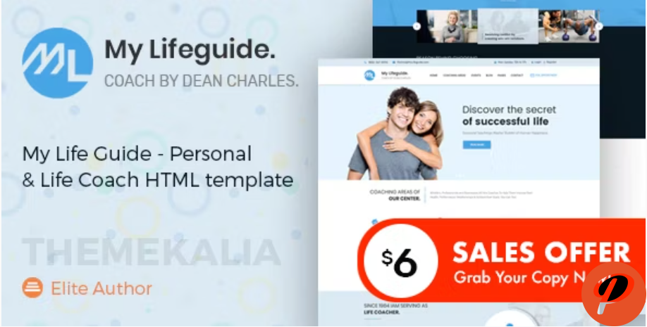My LifeGuide Personal and Life Coach HTML template