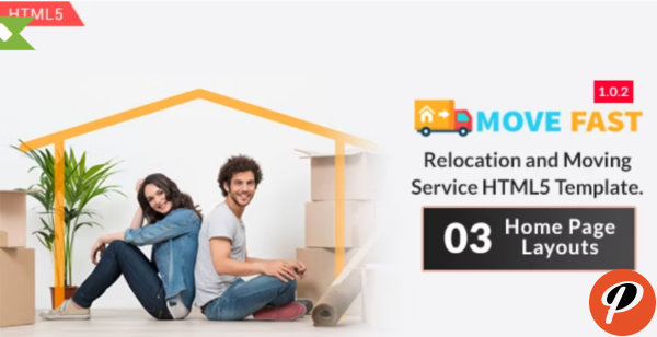 Move Fast Relocation and Moving Service HTML5 Template