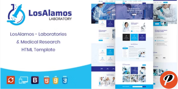 Losalamos Laboratory Research HTML Template