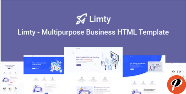 Limty Business Landing Page HTML Template with RTL