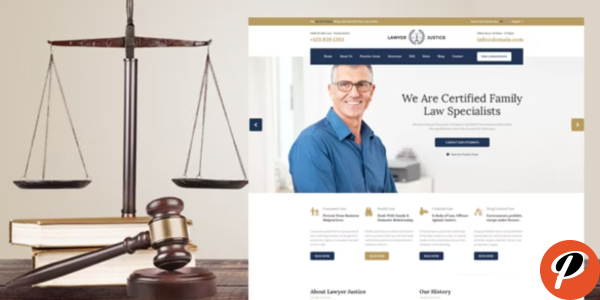Lawyer Justice HTML Template