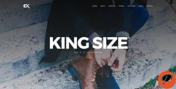 King Size Creative Portfolio WordPress Theme