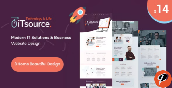 iTsource IT Solutions Services HTML Template
