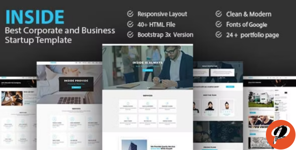 Inside Best Corporate And Business Startup Template