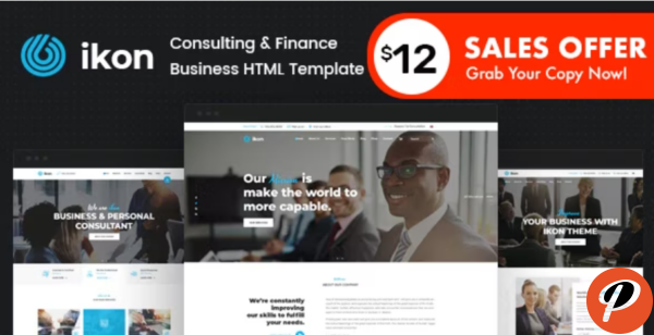 ikon Consulting Business HTML Template