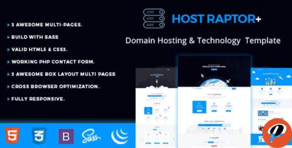 HostRaptor Plus Hosting Domain