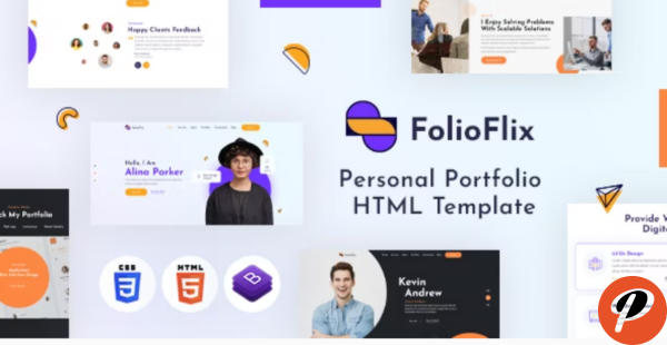 FolioFlix Personal Portfolio HTML Template